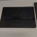 CHESONA for iPad Air 11 Inch Case with Keyboard M3/M2 (2025/2024), 7Color Backlight, MultiTouch Trackpad, 2 Wireless Channels, for iPad Pro 11 (4th/3rd/2nd/1st Gen) & iPad Air 5th & 4th Gen, Black