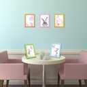 5x7 Colorful Picture Frame Set of 5, Wall Gallery 5 x 7 Glitter Photo Frames, Sparkle Cute Fun Artwork Frame for Wall or Tabletop