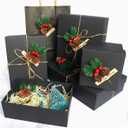 Pine Cone Red Berry Picks Stems Crafts Branch Christmas Wreath - 10Packs, Holly Artificial Evergreen Branches Tiny Pine Cones Picks Dcor Floral Picks for Christmas Flower Wreaths DIY Xmas Gifts