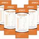 uPunch 500 Time Cards for CR1000 Digital Time Clock and Date Stamp