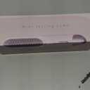 Go Brush Pro 2026 Hair Straightener Brush 300 Million Negative Ionic Portable Hair Straightener Comb for Women with 4 Temps Fast Heating MCH Ceramic Coating Smooth Frizz Hair Light Pink