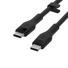 Belkin - BOOST↑CHARGE Braided USB-C 2.0, Fast Charging Cable 100W for iPhone, iPad, MacBook, Samsung, Nintendo Switch 2 & More - Black