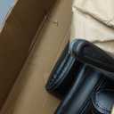 COLAMY High Back Executive Office Chair- Ergonomic Home Computer Desk Leather Chair with Padded Flip-up Arms, Adjustable Tilt Lock, Swivel Rolling Chair for Adult Working Study-Black (Set of 1)