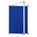 VIZ-PRO Tamperproof Lockable Noticeboard Class 1 Aluminium Framed 36x24 Inches