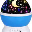 Night Light for Kids Night Light Projector,Baby Night Lights for Bedroom,Star Projector Galaxy Light Star Lights for Bedroom, Glow in The Dark Stars for Ceiling, Baby Sensory Toys, Kids Room Decor (Blue)