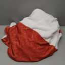 Christmas Candy Cane Blanket Round Plush Throw Blanket Warm Soft Christmas Throw Peppermint Blanket for Bed Sofa Living Room Bedroom Couch Holiday Winter Gifts, 70 Inches