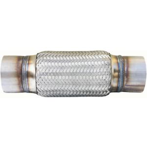 Exhaust Flex Pipe 3"X8"/12" Universal Type 100% Stainless Steel For Heavy Duty and Cars