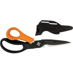 Fiskars Garden Scissors, 7-in-1 Garden Shears Multi-Tool with Sheath, Great for Plant Trimming, Cutting Nursery Pots, Bags, and Wire