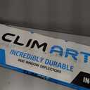 CLIM ART in-Channel Incredibly Durable Rain Guards Compatible with F250 to F550 Super Duty 2017-2022 Crew Cab, Original Window Deflectors, Vent Window Visors, Vent Deflector, 4 pcs.- 617198