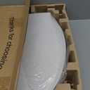 Raised Toilet Seat, Elongated 18.5", Soft Close