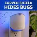 Zevo Compact Flying Insect Trap Kit with Refill Cartridges - Plug-in Indoor Bug Catcher for Gnats, House & Fruit Flies - Blue + UV Light Technology, No Odor, No Mess (1 Plug-in Device + 3 Cartridges)