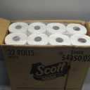 Scott 1000 Trusted Clean Toilet Paper, 32 Rolls, Septic-Safe, 1-Ply Toilet Tissue