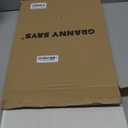 GRANNY SAYS Decorative Storage Boxes with Lids, Collapsible Large Closet Storage Bins with Label, Fabric Storage Bins for Clothes, White & Gray (Extra Large - 1 Pack, Dark Gray & Ivory)