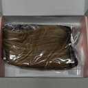 NTYNTY Ponytail Extension - 10" Short Claw Clip in Ponytail Hair Extensions Messy Bun Hair Piece Natural Soft Synthetic Straight Pony Tail Hair Pieces for Women - Ash Brown with Highlights
