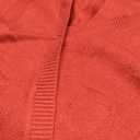 LookbookStore Women's Knit Long Sleeve Faux Wrap Surplice V Neck Sweater Top (Large, Haute Red)