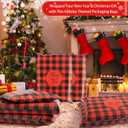 Oududianzi Christmas Poly Mailers 10x13, 100PCS Plastic Shipping Bags, Mailers Poly Bags for Shipping, Self-Seal Mailing Bags, Holiday Polymailers Packaging Bags for Small Business and Clothes (Red Plaid)