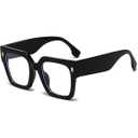 Madison Avenue Women Blue Light Glasses,Oversize Blue Light Blocker for Women, Anti Eyestrain & UV Protection Computer Eyeglasses Hanna (Tortoiseshell)