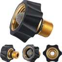 1 Pack Garden Hose to Pressure Washer Adapter 3/4"Female to 3/8" Male Water Inlet Fitting Parts Compatible with Simpson Cleaning for Multiple Pressure Washer Pumps (Compatible with 7112362)