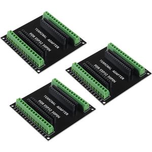 3PCS ESP32 Breakout Board GPIO 1 into 2 Compatible with 30 Pins ESP32S ESP32 Development Board 2.4 GHz Dual Core WLAN WiFi + Bluetooth 2-in-1 Microcontroller ESP-WROOM-32 Chip for Arduino