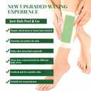 Wax Strips for Hair Removal, Waxing Kit for Women with Avocado Butter, 60 Count Face & Body Wax Strips for Bikini, Underarm, Leg, Lip & Eyebrow