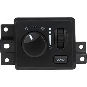 CCIYU Headlight Switch for Dodge Dakota 2005-2010,for Mitsubishi Raider 2006, for Ram 1500/2500/3500 Pickup 2006-2009 Cargo Lamp Dimmer Switch Replaces 56049636AC 56049636AD