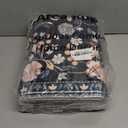 OJIA Runners for Hallways 2'x8' Washable Kitchen Rugs Non Slip, Black Floral Long Hallway Rug with Rubber Backing Low Pile Soft Carpet Runner for Kitchen, Laundry, Bedroom, Bathroom