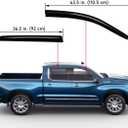 Lightronic Extra Durable Outside-Mount Auto Vent Window Visor, Fits 2019-2025 Chevrolet Silverado & GMC Sierra 1500, 2020-2025 Silverado/Sierra 2500 HD & 3500 HD, 2022 Limited, Crew Cab, Smoke, 4-Pcs