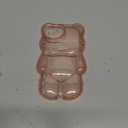 Funny Phone Case Compatible with iPhone 12 Case, Cute 3D Clear Pink Bear Case, Shockproof Kpop Cartoon Bear Phone Case for Women Girls