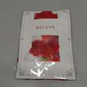 RSLOVE Women Christmas Thigh High Stockings Sexy Santa Fishnet Lingerie Red Hosiery Pantyhose (One Size)