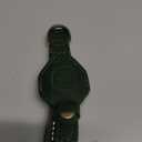 Reflective Leather Dog Collar with AirTag Holder - Soft Apple Airtag Dog Collar with Metal Buckle - Safety Cotton Pet Collars for Dogs Small Large Dogs Puppy (Hunter Green, XS, 9&quot;-12&quot;)