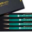 InnoBeta Mahjong Gifts for Women/Men, Funny Gifts for Mahjong Lovers, Ballpoint Pen Set of 4, Perfect for Birthday & Christmas