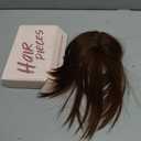 S-noilite Bangs Hair Clip,360 3D Cover Real Clip in Bangs Human Hair Toppers for Women With Wispy Bang Daily Wear (Dark Brown)