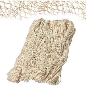 4E's Novelty Fish Net Decorative, Fishnet for Party Decorations, 14 x 4 feet - Fish Netting Decor for Mermaid, Pirate, Shark, Nautical, Under The Sea Birthday
