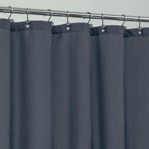 ALYVIA SPRING Extra Long Fabric Shower Curtain Liner Waterproof - 72" x 84", Soft & Lightweight XL Shower Curtain with 3 Magnets, Machine Washable - 72x84, Stone Blue