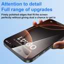 3 x OneFish Full Edge Coverage Tempered Glass Screen Protector for IPhone 15 Pro 6.1 inch, 2 Pack Edge Reinforcement, Self-Aligning Installation, Case Friendly HD Screen Protectors