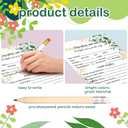 Yinder 145 Pcs Baby Shower Games Activities Cards with 20 Pencils Includes Baby Bingo Description and Wishes Guess Who Price is Right Word Scramble Game(Green Leaves)