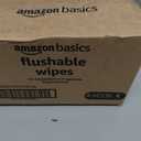 Amazon Basics Flushable Adult Toilet Wipes, Fragrance Free, 42 Count (Pack of 8) (Total 336 wipes) 