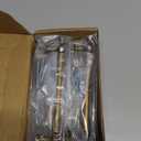 10 Pack 5 Inch Hole Centers, Antique Brass Cabinet Pulls Vintage Brass Cabinet Handles Brass Cabinet Hardware for Cabinets ZP2408 Drawer Dresser Cupboard Bedroom Closet Bathroom Vanity