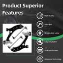 4PCS Front Lower Control Arm with Ball Joints Stabilizer Sway Bar End Link Compatible with Fit for Honda 2017 2018 2019 2020 2021 2022 CR-V CMS601054 CMS601055 K750908