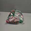 SOMSOC 6 Pack Women Christmas Elf Costume Set Velvet Dress Santa's Helper Costume Xmas Outfit Elf Hat Shoes Ears Belt Socks, Size XL