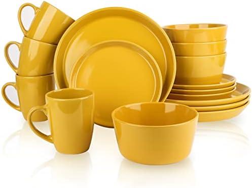 GOOD ALWAYS Plates and Bowls Sets, 8 Pirces.