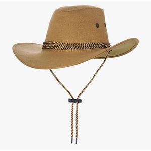 Unisex Faux Felt Cowboy Hats for Women and Men Western Hat Cowboy Sun Hat Wide Brim Cap Vintage Cowboy Costume