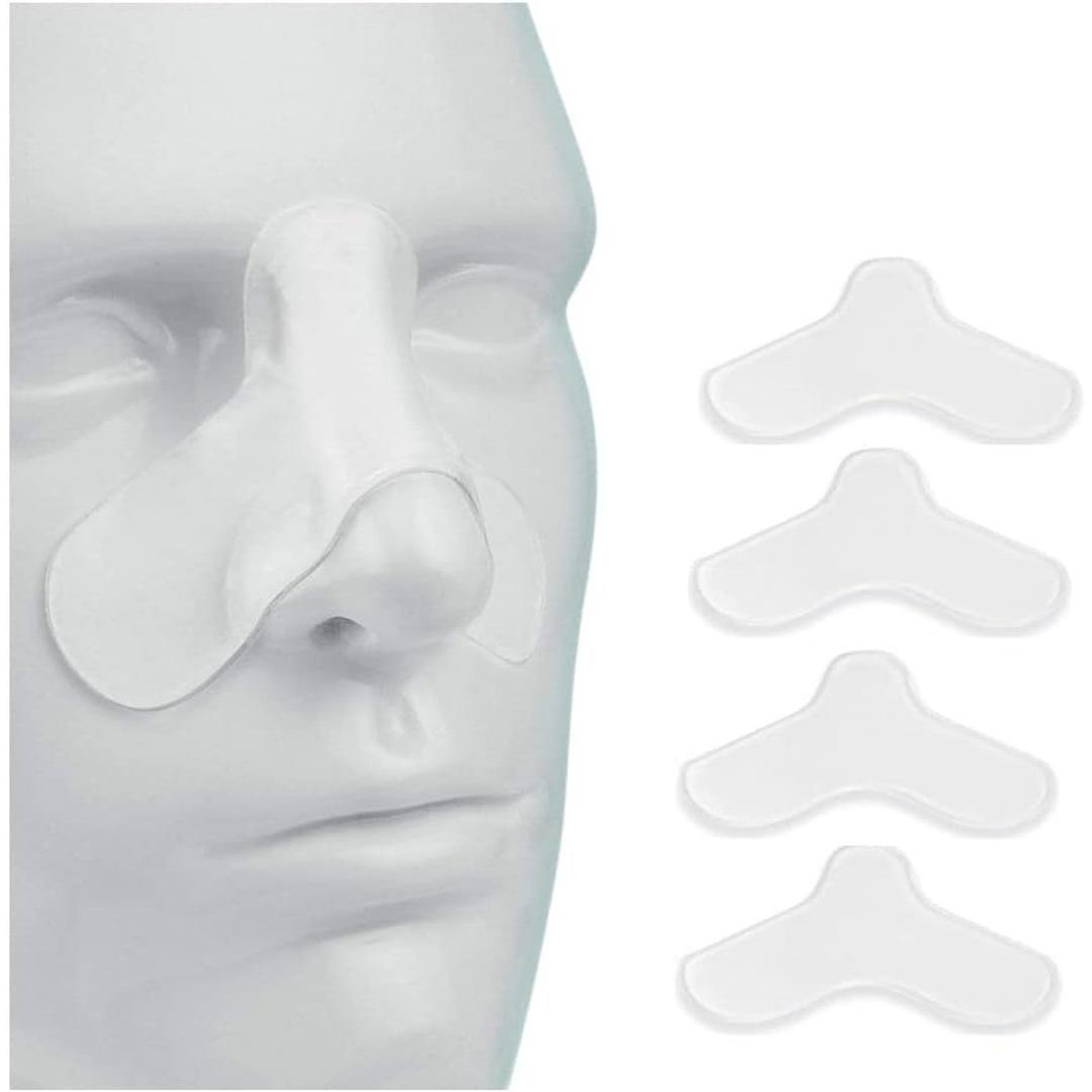 CPAP Nose Pads Nasal Gel Pads for CPAP Mask Cushions Better Seal Custom Design Universal Fit for Most Masks (4 Pack)