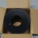 Vinyl Baseboard Molding Trim 4 Inch x 20 Feet Peel and Stick Baseboard Trim Flexible PVC Cove Base Moulding Self-Adhesive Trim for Garage Bathroom Cabinet Floor Walls, Black