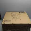 Leather Office Chair, PU Home Computer Desk Chairs with Ergonomic Back Support, 360°Swivel Free,Small Gaming Chair with Wheels and Adjustable Armrests, for Short People Use