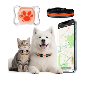 Pet GPS Tracker for Dogs & Cats - No Monthly Fee/Subscription, Free Pet Collar Included | Waterproof, Anti-Lost, Real-Time Tracking Collar | 365-Day Long Battery Life | Compatible with iOS & Android