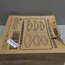 Demigo Corner Shelf Wall Mount Set of 3, Solid Acacia Wood Round Floating Corner Shelves for Storage and Display, Hanging Wood Shelves for Bedroom, Kitchen, Living Room, Bathroom (Brown)