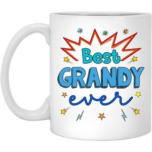 Best Grandy Ever Mug, Grandy Coffe Mug, Birthday Gifts For Grandy, Men, Husband, Father's Day Gift For Grandy, Grandy Gifts, Best Grandy Gifts From Daughter, Son, Wife, Kids 11oz, White