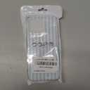 Compatible with iPhone 16 Pro Max Case, with Aesthetics Striped Design Case for Women Girl, Cute Fashion Soft TPU Slim Protection Phone Case for iPhone 16 Pro Max 6.9'' - Light Blue & White