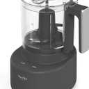 Martha Stewart 3 Cup Electric Food Chopper, Vegetable & Herb Mini Food Processor, 24oz BPA-Free Bowl, Stainless Steel Blades, Pour Spout, Dicing, Mincing, Chop & Puree, Dishwasher Safe, Caviar